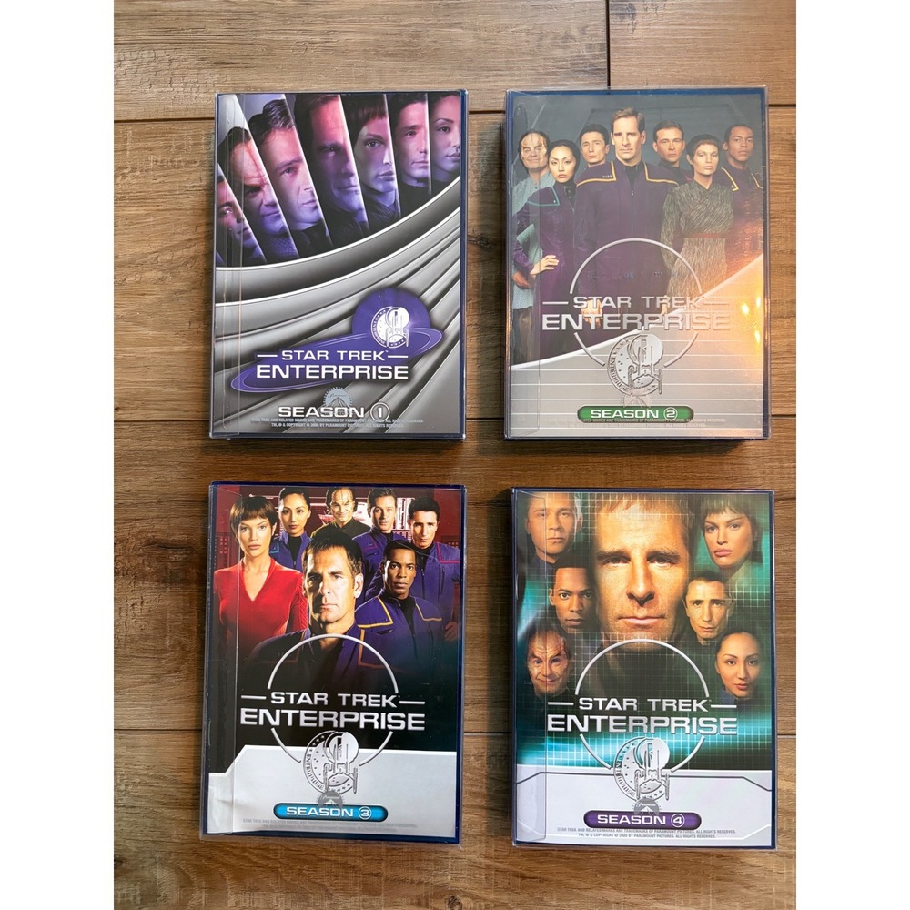 Star Trek Enterprise Complete Series DVD Set Seasons 1 2 3 4 Sci-Fi Collection